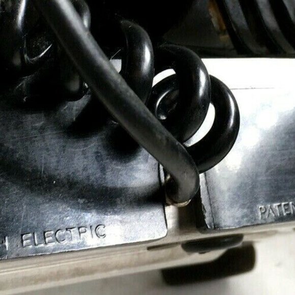 Vtg Black Rotary Desk Phone The North Electric MFG Co-Plug NOT Modern Connection - Picture 11 of 12